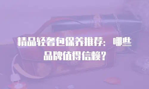 精品轻奢包保养推荐：哪些品牌值得信赖？