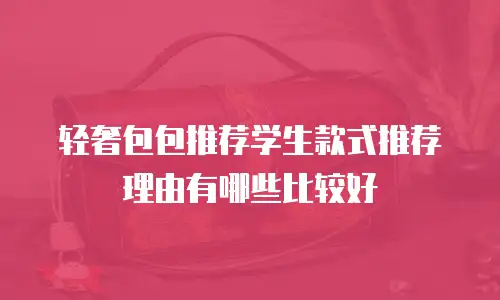 轻奢包包推荐学生款式推荐理由有哪些比较好