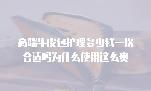 高端牛皮包护理多少钱一次合适吗为什么使用这么贵