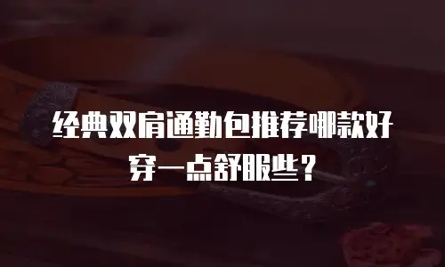 经典双肩通勤包推荐哪款好穿一点舒服些？