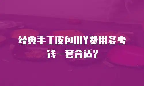 经典手工皮包DIY费用多少钱一套合适？