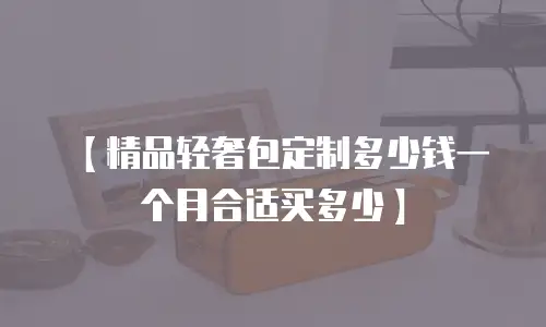 【精品轻奢包定制多少钱一个月合适买多少】