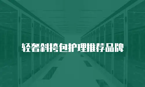 轻奢斜挎包护理推荐品牌