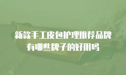 新款手工皮包护理推荐品牌有哪些牌子的好用吗