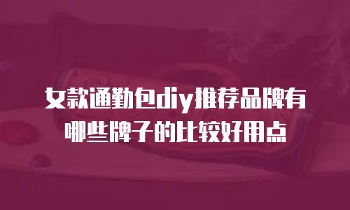 女款通勤包diy推荐品牌有哪些牌子的比较好用点