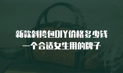 新款斜挎包DIY价格多少钱一个合适女生用的牌子