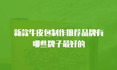 新款牛皮包制作推荐品牌有哪些牌子最好的