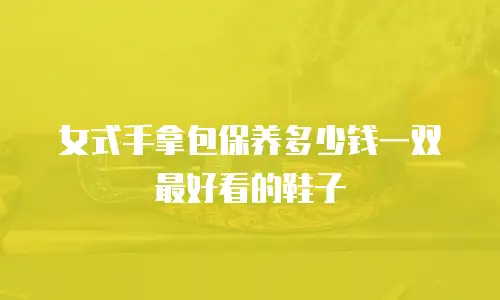 女式手拿包保养多少钱一双最好看的鞋子
