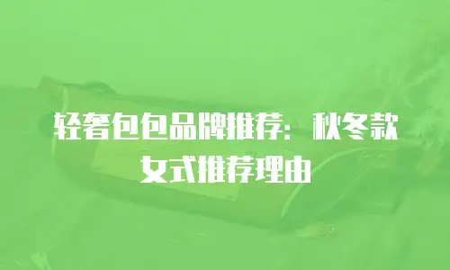 轻奢包包品牌推荐：秋冬款女式推荐理由