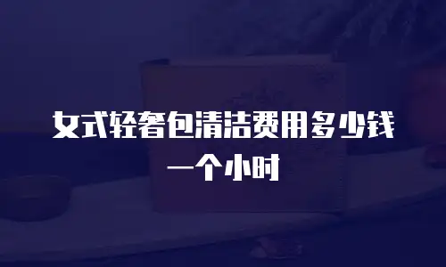 女式轻奢包清洁费用多少钱一个小时