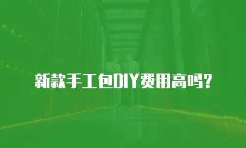 新款手工包DIY费用高吗？