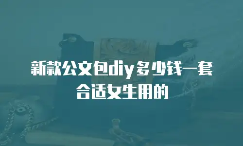新款公文包diy多少钱一套合适女生用的
