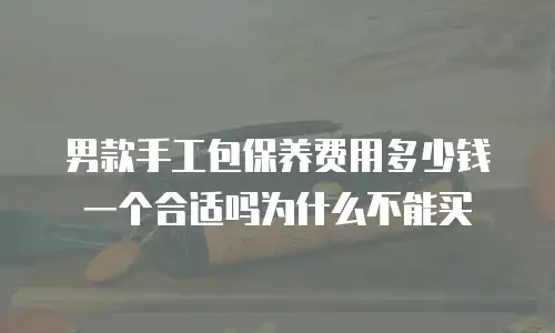 男款手工包保养费用多少钱一个合适吗为什么不能买