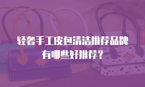 轻奢手工皮包清洁推荐品牌有哪些好推荐？