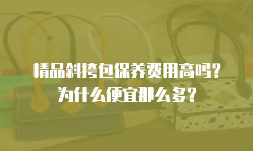 精品斜挎包保养费用高吗？为什么便宜那么多？