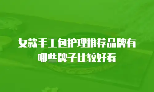 女款手工包护理推荐品牌有哪些牌子比较好看