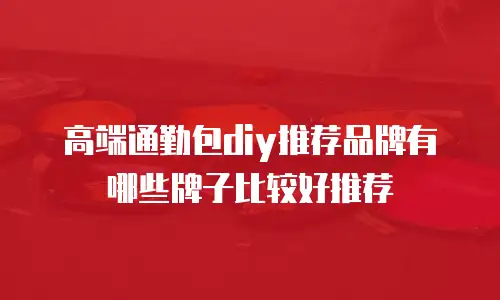 高端通勤包diy推荐品牌有哪些牌子比较好推荐