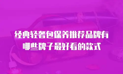 经典轻奢包保养推荐品牌有哪些牌子最好看的款式