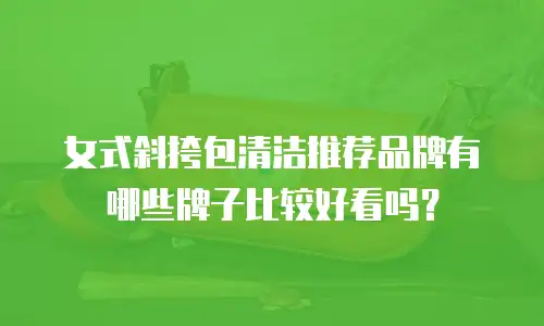 女式斜挎包清洁推荐品牌有哪些牌子比较好看吗？
