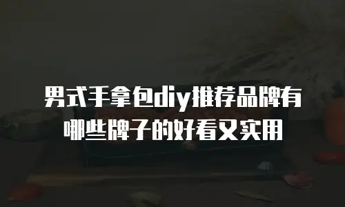男式手拿包diy推荐品牌有哪些牌子的好看又实用
