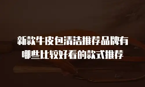 新款牛皮包清洁推荐品牌有哪些比较好看的款式推荐