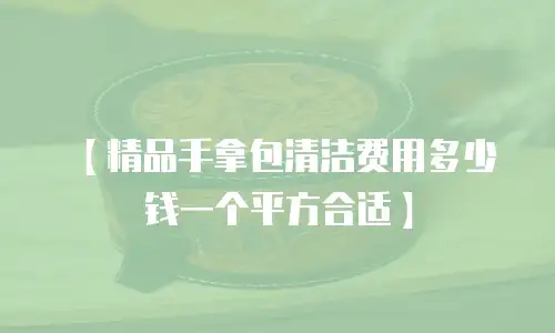 【精品手拿包清洁费用多少钱一个平方合适】