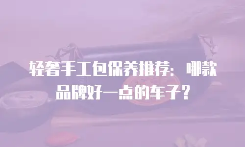 轻奢手工包保养推荐：哪款品牌好一点的车子？