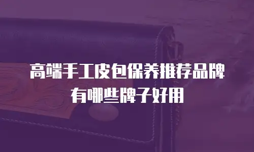 高端手工皮包保养推荐品牌有哪些牌子好用