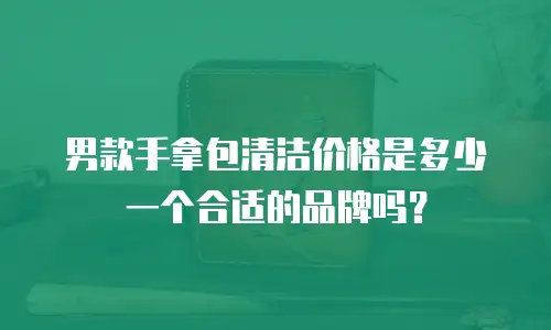 男款手拿包清洁价格是多少一个合适的品牌吗？
