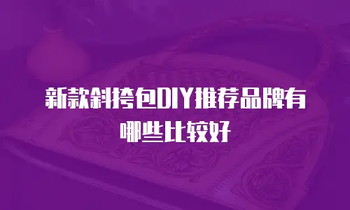 新款斜挎包DIY推荐品牌有哪些比较好
