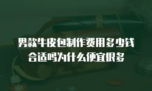 男款牛皮包制作费用多少钱合适吗为什么便宜很多