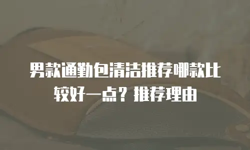 男款通勤包清洁推荐哪款比较好一点？推荐理由