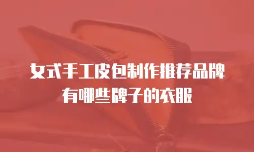 女式手工皮包制作推荐品牌有哪些牌子的衣服