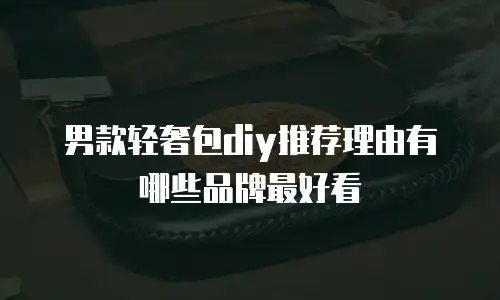 男款轻奢包diy推荐理由有哪些品牌最好看