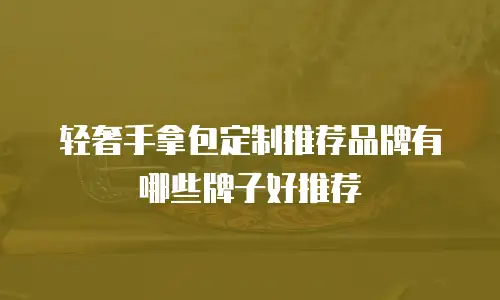 轻奢手拿包定制推荐品牌有哪些牌子好推荐