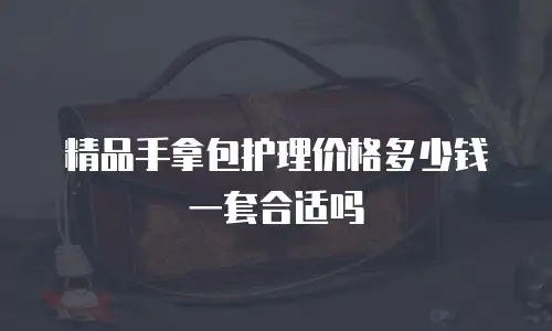 精品手拿包护理价格多少钱一套合适吗