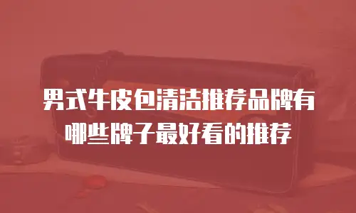 男式牛皮包清洁推荐品牌有哪些牌子最好看的推荐