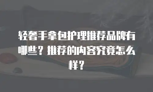 轻奢手拿包护理推荐品牌有哪些？推荐的内容究竟怎么样？