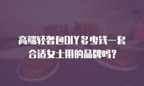高端轻奢包DIY多少钱一套合适女士用的品牌吗？