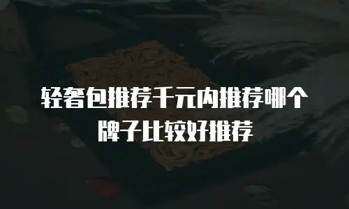 轻奢包推荐千元内推荐哪个牌子比较好推荐