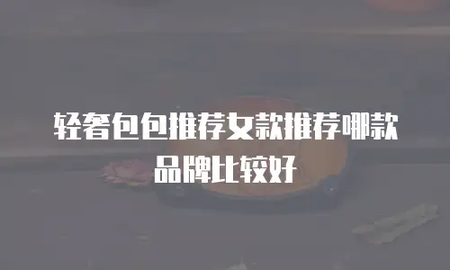 轻奢包包推荐女款推荐哪款品牌比较好