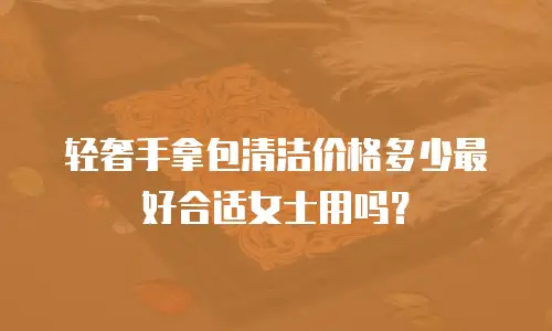 轻奢手拿包清洁价格多少最好合适女士用吗？