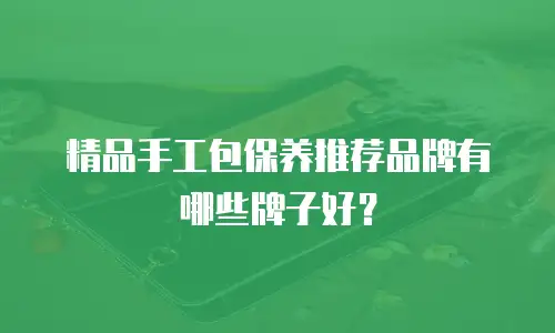 精品手工包保养推荐品牌有哪些牌子好？