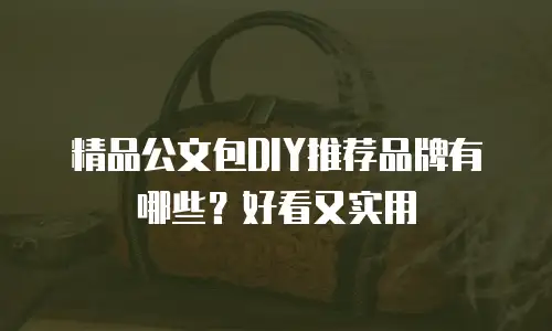 精品公文包DIY推荐品牌有哪些？好看又实用