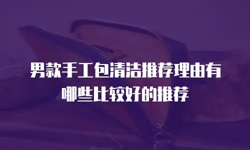 男款手工包清洁推荐理由有哪些比较好的推荐