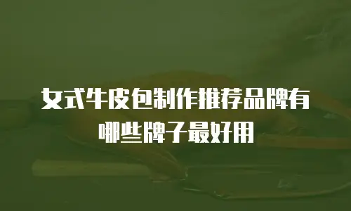 女式牛皮包制作推荐品牌有哪些牌子最好用