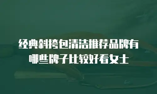 经典斜挎包清洁推荐品牌有哪些牌子比较好看女士