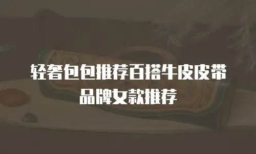 轻奢包包推荐百搭牛皮皮带品牌女款推荐