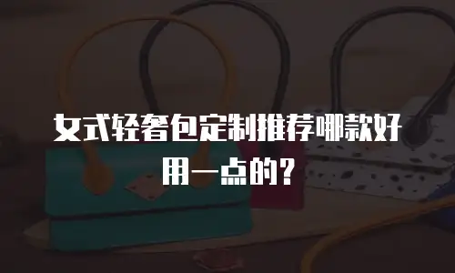 女式轻奢包定制推荐哪款好用一点的？