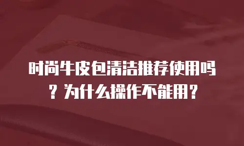 时尚牛皮包清洁推荐使用吗？为什么操作不能用？